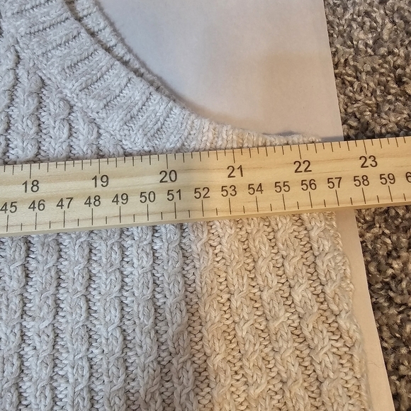 Woolrich Stone Heather Cotton/Ramie Button Front Knit Vest Size XL - Picture 5 of 8